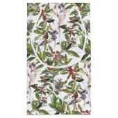 Rustige Winter Berries Holiday Small Gift Bag Klein Cadeauzakje (Achterkant)