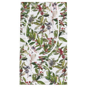 Rustige Winter Berries Holiday Small Gift Bag Klein Cadeauzakje