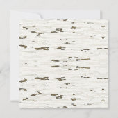 Rustige Winter Bos | Laat het Sneeuwen Vogel Feestdagenkaart (Achterkant)