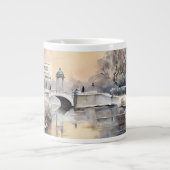 Rustige Winter Kensington Gardens Londen Mok (Voorkant)