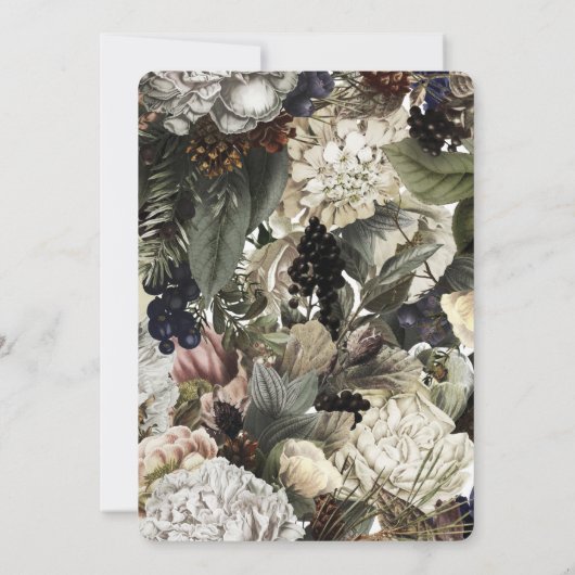 rustige winter stak de knoop die we op uitnodiging (Achterkant)