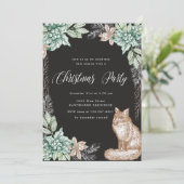 Rustige Winter Wonderland Kerstfeest Kaart (Staand voorkant)