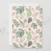 Rustige Winter Wonderland Kerstfeest Kaart (Achterkant)