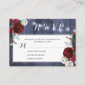 Rustige winterbloemige bruinktbruine marinejager R Informatiekaartje (Voorkant)