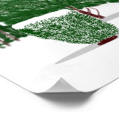 Rustige winterdag Poster (Hoek)