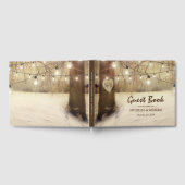 Rustige winterkerstfeest bruiloft gastenboek (Volledig)