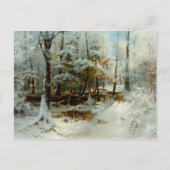 Rustige wintermiddag door William Baker, beeldende Briefkaart (Voorkant)