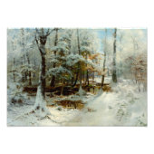 Rustige wintermiddag door William Bliss Baker Foto Afdruk (Voorkant)