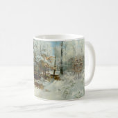 Rustige wintermiddag door William Bliss Baker Koffiemok (Voorkant rechts)