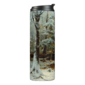 Rustige wintermiddag door William Bliss Baker Thermosbeker (Gedraaid links)