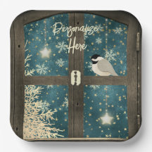 Rustige winterschoudersterren, sneeuwvlokken, voge