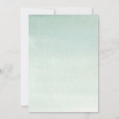 Rustige winterslaap en zie, ontmoet baby shower kaart (Achterkant)