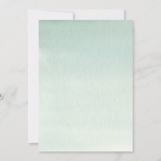 Rustige winterslaap en zie, ontmoet baby shower kaart (Achterkant)