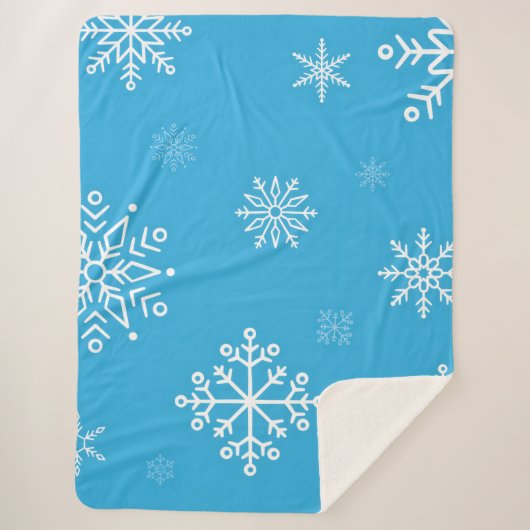 Rustige Winterstemming Sherpa Deken (Voorkant)
