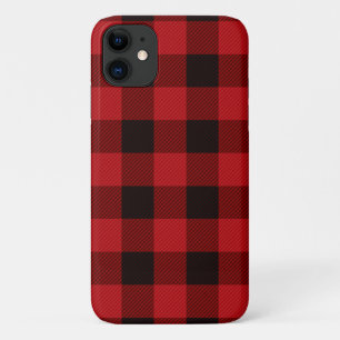 rustige wintervakantie rode zwarte buffelplein Case-Mate iPhone case