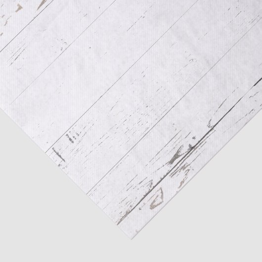 Rustige Witte Grijze Faux Weathered Decoupage Tissuepapier (Detail)