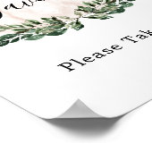 Rustige witte pompoen voor een pleister poster (Hoek)