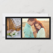 Rustige Witte Tulps Barn Wedding Save the Date (Voorkant)