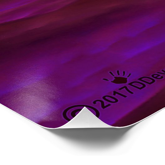 Rustige woestijnavond perfect poster (Hoek)