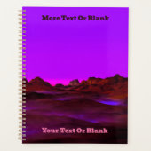 Rustige woestijnavond planner (Voorkant)