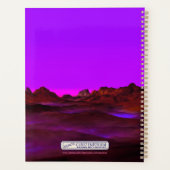 Rustige woestijnavond planner (Achterkant)