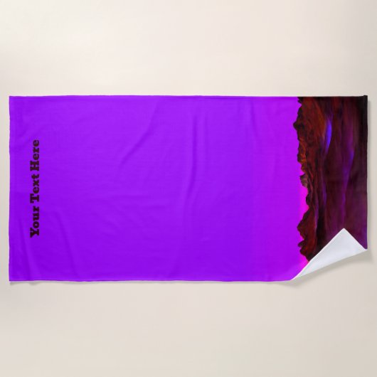 Rustige woestijnavond strandlaken (Voorkant)