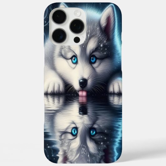 Rustige Wolf Natuur Scene Case-Mate iPhone Case (Achterkant)