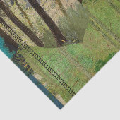 Rustige  Woman Green Texture Decoupage Tissuepapier (Detail)