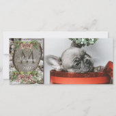 Rustige Wood Carved Heart Family Monogram mas (Voorkant)