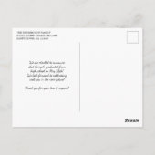 Rustige Wood Christelijk Afstuderen Bijbelversie Briefkaart (Achterkant)