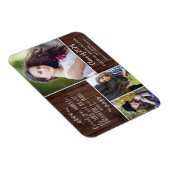 Rustige Wood Christelijk Afstuderen Bijbelversie Magneet (Rechterzijde)