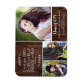 Rustige Wood Christelijk Afstuderen Bijbelversie Magneet (Verticaal)