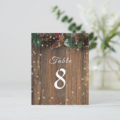 Rustige Wood Country Kerstmis Pine Garland Sparkle (Staand voorkant)