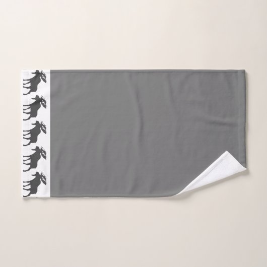 Rustige Wood die Moose Grey Bath Towel Set Bad Handdoek (Handdoek)