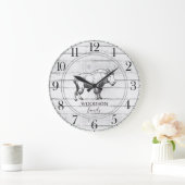 Rustige Wood Mountain Geitsnaam Grote klok (Huis)