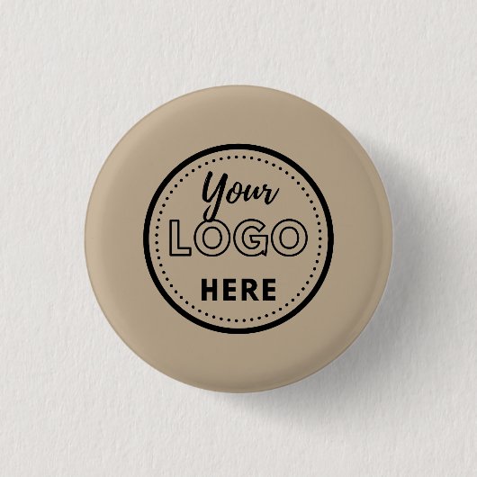 Rustige zakelijke promotionele zakelijke Logo Ronde Button 3,2 Cm (Voorkant)