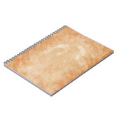 Rustige zandsteen — Eak-bladeren Notitieboek (Linkerzijde)