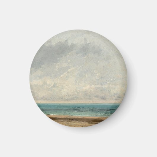 Rustige zee – Gustave Courbet Magneet (Voorkant)
