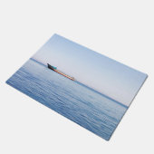 Rustige zeeboot deurmat (Schuin)