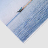 Rustige zeeboot tissuepapier (Detail)