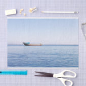 Rustige zeeboot tissuepapier (Craft)