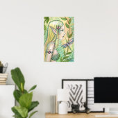 Rustige Zeemeermin Poster van Molly Harrison (Thuiskantoor)