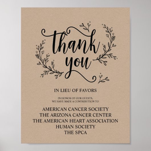 Rustige zegendonatie of bijdragenbord voor wijnsto poster (Voorkant)