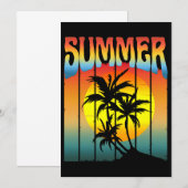 RUSTIGE ZOMERONDERGANG KAART (Voorkant / Achterkant)