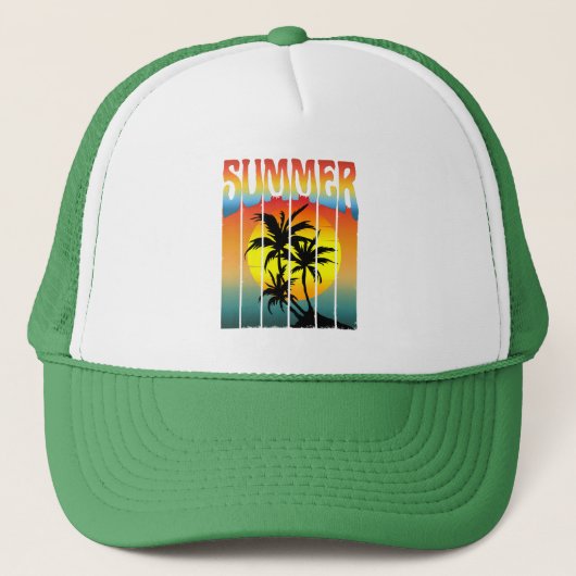 RUSTIGE ZOMERZONSONDERGANG TRUCKER PET (Voorkant)