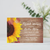 Rustige Zonnebloem Barn Vrijgezellenfeest Kaarten (Staand voorkant)