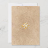 Rustige Zonnebloem Blauwe Gele Berichten Kaart (Achterkant)