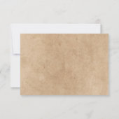 Rustige Zonnebloem Blauwe Gele Brouwerij RSVP-kaar RSVP Kaartje (Achterkant)