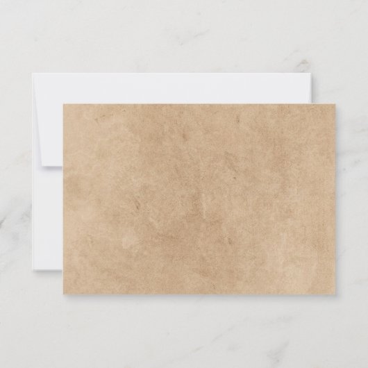 Rustige Zonnebloem Blauwe Gele Brouwerij RSVP-kaar RSVP Kaartje (Achterkant)