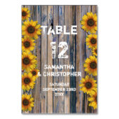 Rustige zonnebloem, bloementeelt kaart (Voorkant)